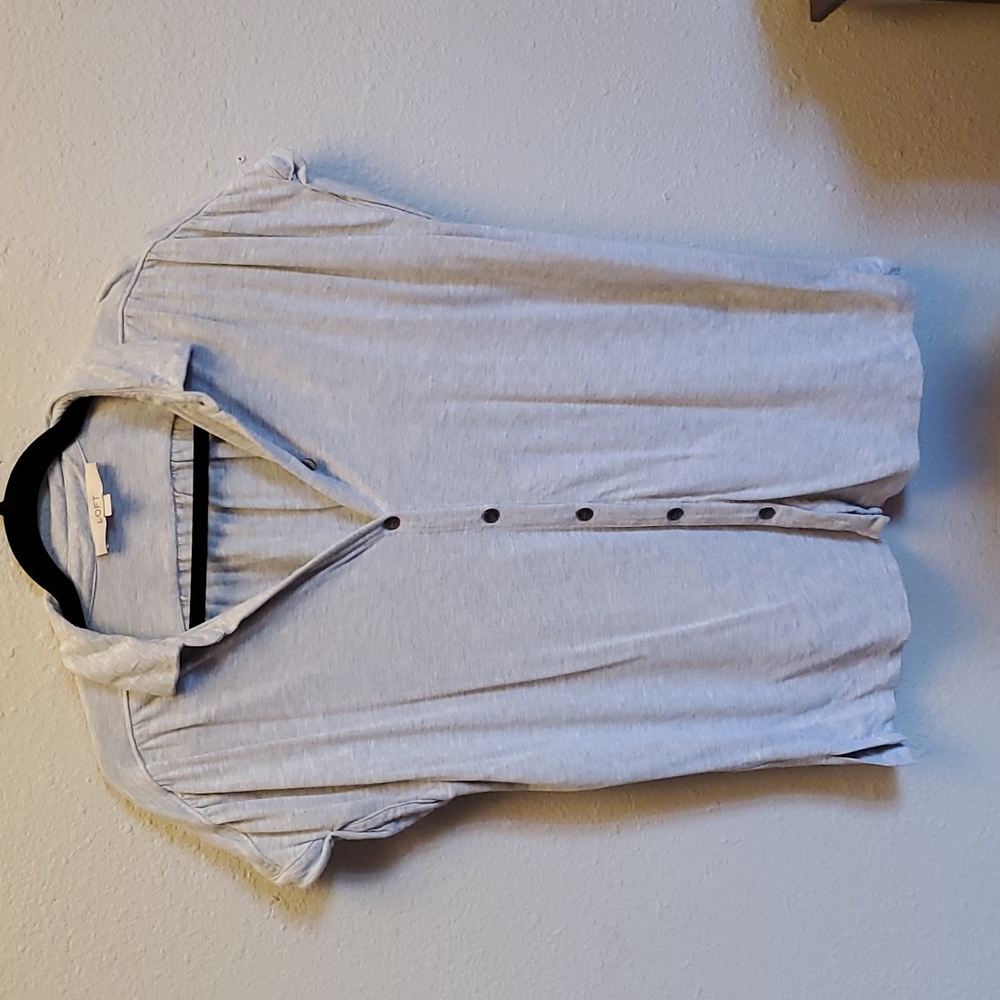 Loft short-sleeved grey t-shirt